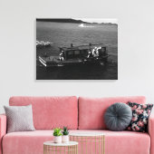  schip van de Japanse Mie Mikimoto Pearl met duikb Canvas Afdruk (Insitu (Woonkamer))