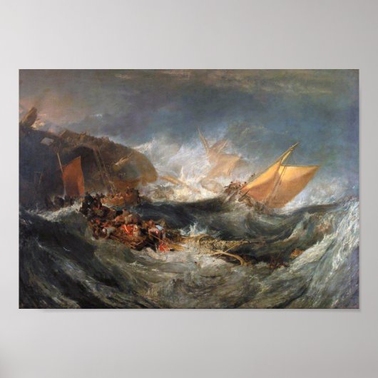 Schip van de Minotaur, J. M. William Turner Poster (Voorkant)