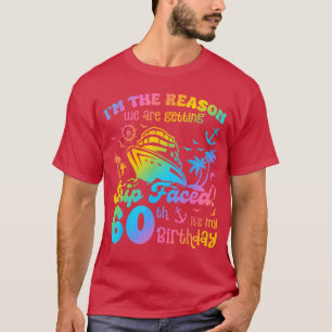 Schip Vierde Mijn 60e Verjaardag Cruise Schiprip B T-shirt