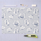 Schip voor marinethema Blauwe vuurtoren Tissuepapier (Craft)