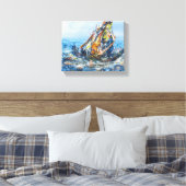 Schip Wall Decor Schilderij Canvas Afdruk (Insitu (Slaapkamer))