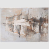 Schip Zeilolie Schilderij Decoupage Tissuepapier (Voorkant)