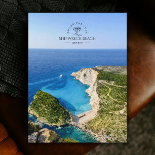 Schipbreukstrand, Smokkelaarsbaai, Griekenland E Briefkaart