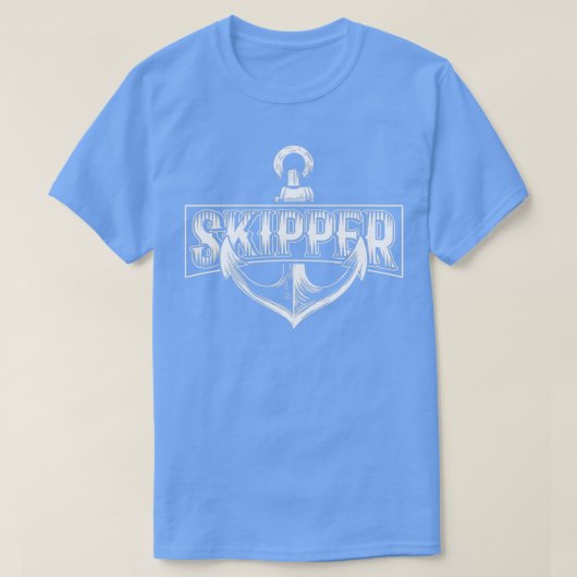 Schipper met anker t-shirt (Design voorkant)
