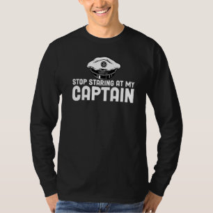 Schipper Vrouw Boot Schippers Spreuken T-shirt