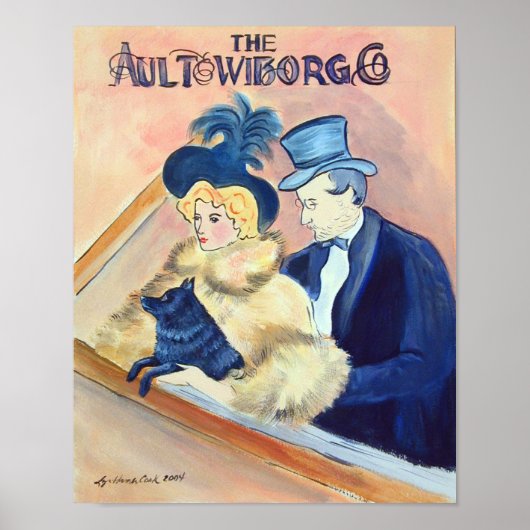 Schipperke Art Wall Print (Voorkant)