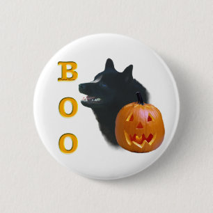 Schipperke Boo Ronde Button 5,7 Cm