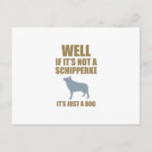 Schipperke Briefkaart (Voorkant)
