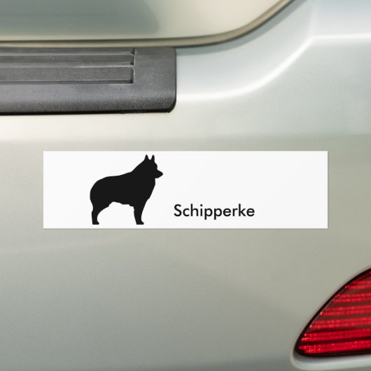 Schipperke Bumpersticker 1 (Op auto)
