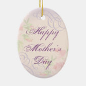 Schipperke Coeur Maman Ornement céramique (Dos)