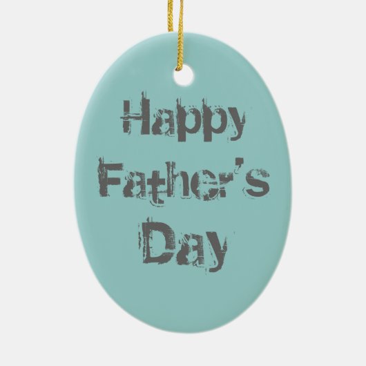 Schipperke Dad Ceramic Ornament (Achterkant)