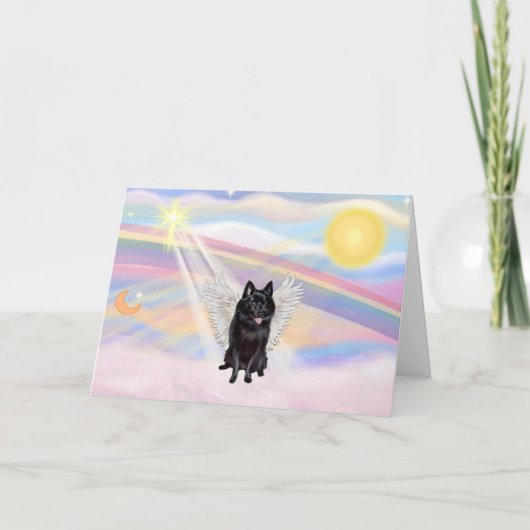 Schipperke Engel Kaart (Voorkant)