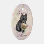 Schipperke Heart Mam Ceramic Ornament (Rechts)