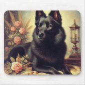  Schipperke Hondenschilderij Muismat (Voorkant)