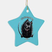 Schipperke IAAM Keramisch Ornament (Rechts)