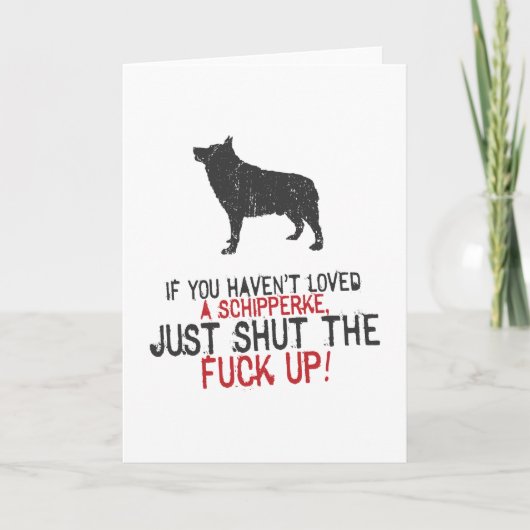 Schipperke Kaart (Voorkant)