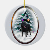 Schipperke Kerstboom Ornamenten (Achterkant)