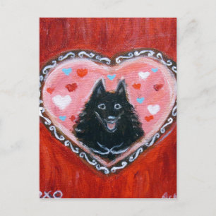 Schipperke Love Heart Briefkaart