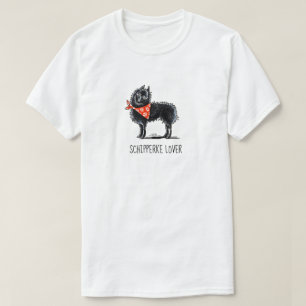 Schipperke Lover Sailboat Scarf T-shirt