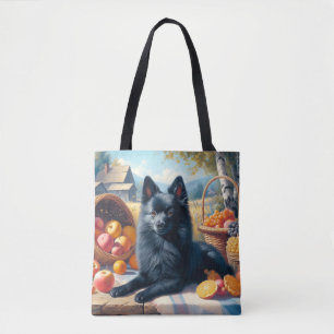 Schipperke Puppy Schilderij Draagtas