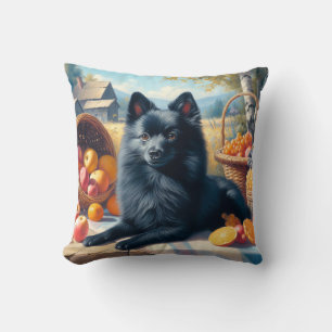 Schipperke Puppy Schilderij Kussen