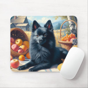 Schipperke Puppy Schilderij Muismat