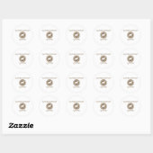 Schipperke Ronde Sticker (Vel)