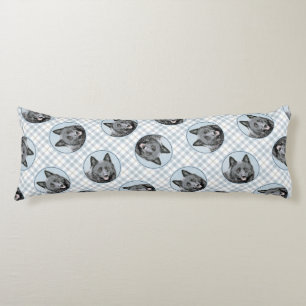 Schipperke Schilderen Zwart Schattige Originele Ho Lichaamskussen