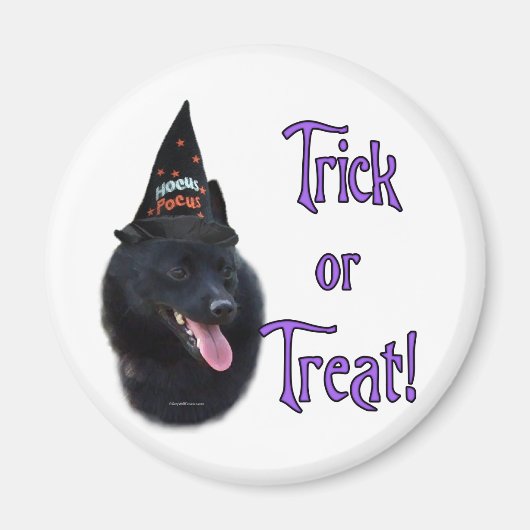 Schipperke Trick Magneet (Voorkant)