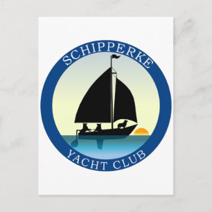 Schipperke Yacht Club Briefkaart