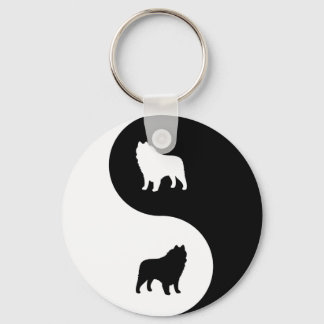 Schipperke Yin Yang Sleutelhanger