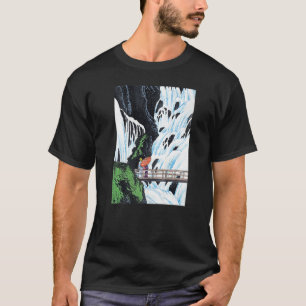 Schiragumo Waterval van Nikko Takahashi Japanse uk T-shirt