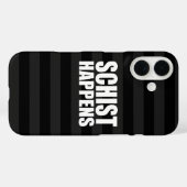 Schist gebeurt Case-Mate iPhone case (Achterkant (horizontaal))