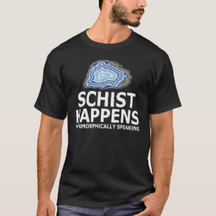 Schist gebeurt metamorfose bij Rock Colle T-shirt