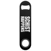 Schist gebeurt speed flessenopener (Achterkant)