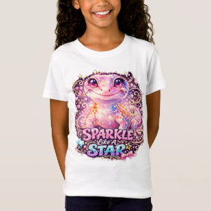 SCHITTER ALS EEN STER - Gecko fijne jersey T-shirt
