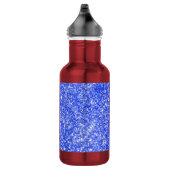 Schitter Blauw Waterfles (Rechts)
