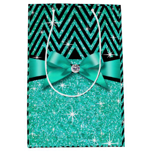 Schitter Boog van de Diamant van Bling van de Medium Cadeauzakje