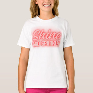 Schitter en glans t-shirt