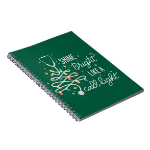 Schitter straal als een nachtzuster kerst leuk notitieboek