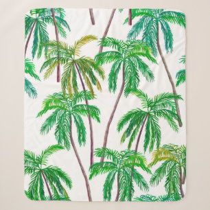 Schitterend acryl naadloos bloemenzomerpatroon w sherpa deken