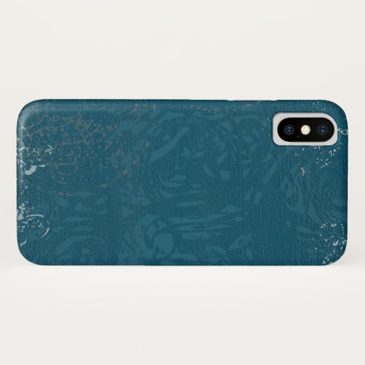 Schitterend blauw Keltisch design Case-Mate iPhone Case (Achterkant (horizontaal))