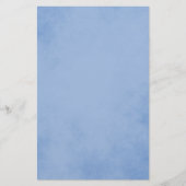 Schitterend blauw perkament briefpapier (Voorkant)