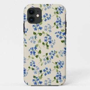 Schitterend bloemloos patroon iPhone 11 hoesje