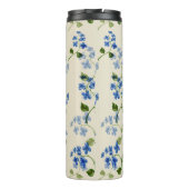 Schitterend bloemloos patroon thermosbeker (Achterkant)