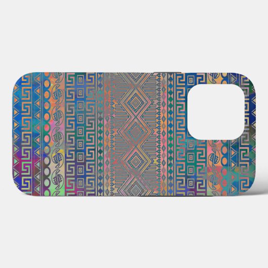Schitterend coole kleurrijke Aztec geometrisch pat Case-Mate iPhone Case (Achterkant (horizontaal))