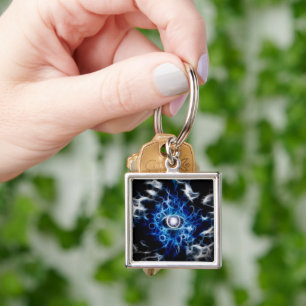 Schitterend design voor ogen sleutelhanger