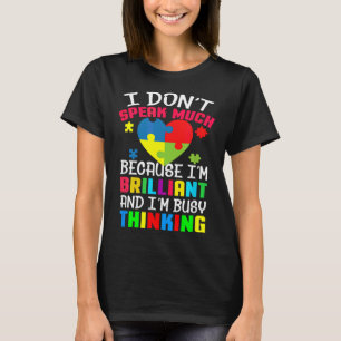 Schitterend en bezonnen denken over grappig autism t-shirt