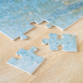 Schitterend gebilderd Snowy Egret Coastal Bird Legpuzzel (Zijkant)