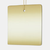 Schitterend glanzend goud dubbelzijdig keramisch ornament (Links)
